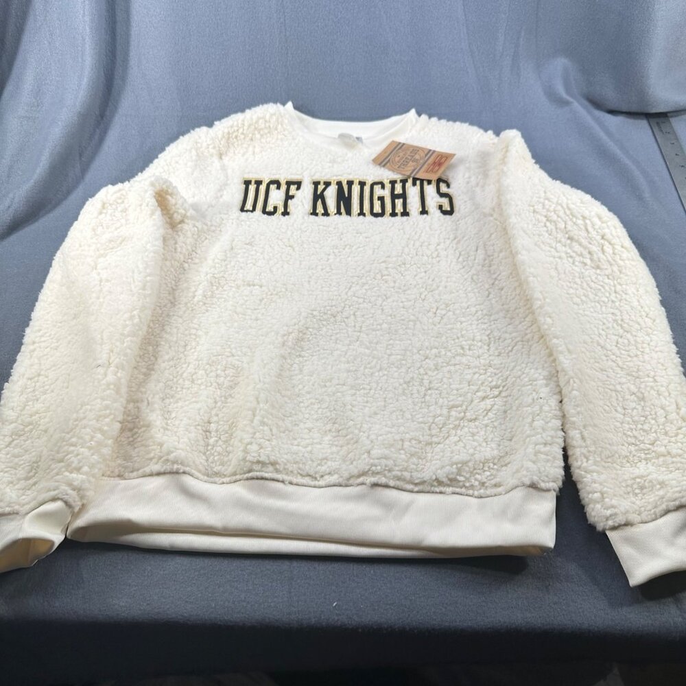 Rivalry Threads Women's Sz Small 4-6 Sweatshirt Sherpa UCF Knights Pullover New